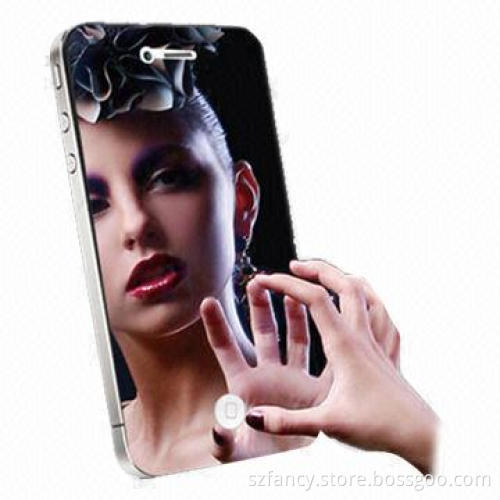 Mirror Screen Protector for iPhone 4/4S with 0.135 ±0.02mm Thickness
